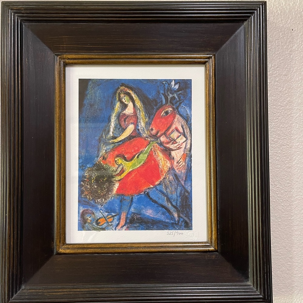 Marc Chagall - La fiancee au bouquet vert